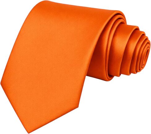 Men's Black Tie – Classic Solid Color Necktie for Men, 3.15" (8cm) Width – Formal, Wedding, Business in Kuwait