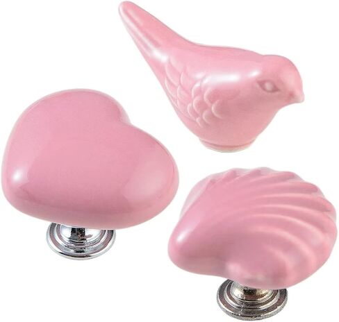 Crystal Knob,Draw Knobs, 15 Packs Wardrobe Handle Door Handle Cute Ceramic Handles for Furniture Children Room Cabinet Handles Drawer Pulls Cupboard Door Pull in Saudi Arabia