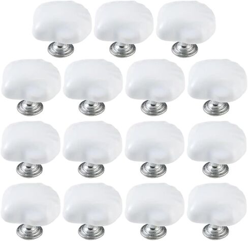 Crystal Knob,Draw Knobs, 15 Packs Wardrobe Handle Door Handle Cute Ceramic Handles for Furniture Children Room Cabinet Handles Drawer Pulls Cupboard Door Pull in Saudi Arabia