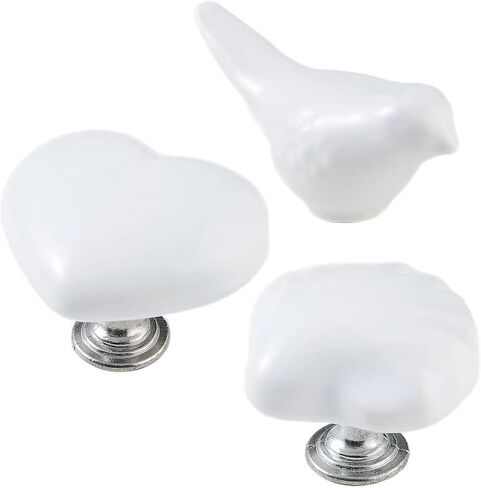Crystal Knob,Draw Knobs, 15 Packs Wardrobe Handle Door Handle Cute Ceramic Handles for Furniture Children Room Cabinet Handles Drawer Pulls Cupboard Door Pull in Saudi Arabia