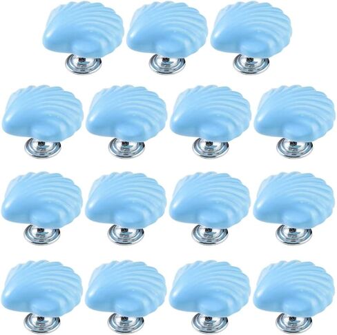 Crystal Knob,Draw Knobs, 15 Packs Wardrobe Handle Door Handle Cute Ceramic Handles for Furniture Children Room Cabinet Handles Drawer Pulls Cupboard Door Pull in Saudi Arabia