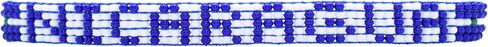 Nicaragua Flag Bracelet - Adjustable Nicaraguan Patriotic Jewerly for Men and Women - Cultural Blue & White Bracelet - Proud Nicaraguan Bracelet - Premium Czech Beads in Saudi Arabia