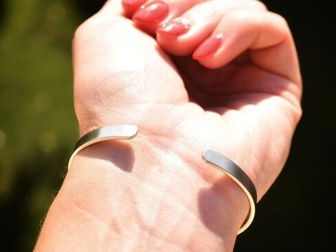 Personalized Adjustable Stainless Steel Cuff Bracelet for Men and Women in Saudi Arabia