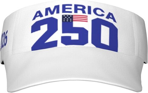 Anniversary 250th Sun Visor America Hat for Men Women, United States 1776 2026 USA Birthday 250th Visor Cap Outdoor in Saudi Arabia