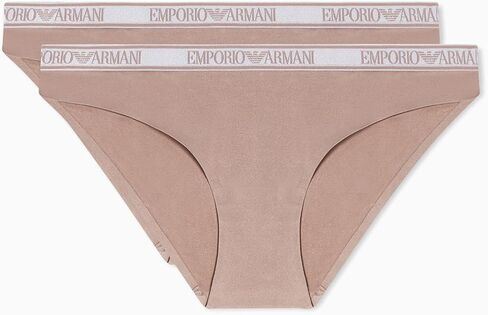 Emporio Armani Women's Iconic Microfiber 2-pack Brief in Kuwait