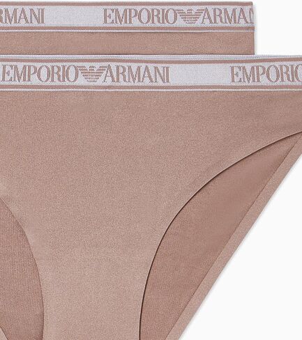 Emporio Armani Women's Iconic Microfiber 2-pack Brief in Kuwait