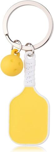 Pickleball Keychain Charm for Women Pickleball Christmas Gifts for Men Girls Birhthday Gift for Pickle Ball Lovers in Kuwait
