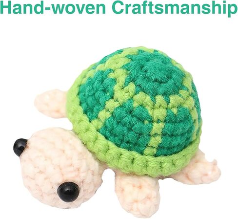 Crochet Turtle Keychain - Handmade Knit Turtle Cute Keychain for Bag, Braided Purse Car Keychain Accessories, Unique Slow Down Gift for Women, Kids, Teen Girls, Friends, Girlfriend, Mom, Woven Crafts in Saudi Arabia