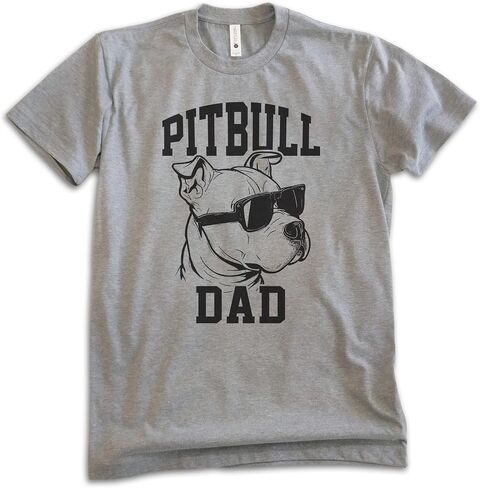 EVERTREE CLOTHING Pitbull Dad T-Shirt, Unisex Men's Shirt, Pit Bull Terrier Owner, Best Dog Dad Gift in Saudi Arabia