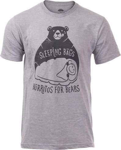 Sleeping Bags are Burritos for Bears | Funny Hiking Hiker Camping Camper Outdoors Men Women Graphic Shirt in Kuwait