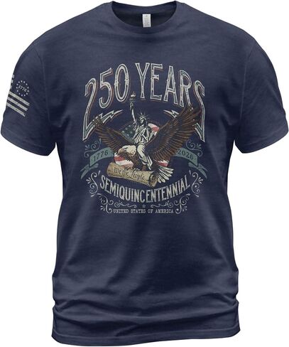 Patriotic Shirts for Men, 250 Anniversary USA Shirt, USA Eagle Graphic Shirts for Men in Saudi Arabia