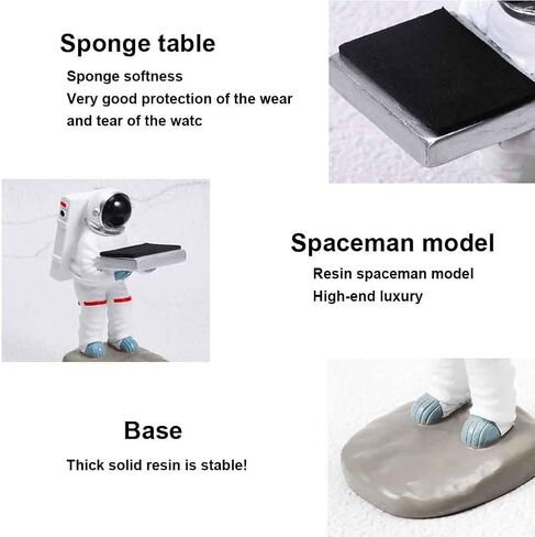 Watch Display Stand Astronaut Watch Holder Resin Figurine Model Watches Storage Rack Eyeglass Holder for Jewelry Watches Bracelet Necklace Home Office Decoration (COLOR:Astronaut) in Kuwait