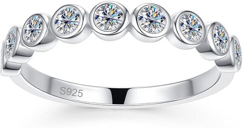 Ladies Ring-Moissanite Ring-with GRA Certificate, 925 Sterling Silver,D+VVS1 Clarity, Plasma Cutting Craftsmanship, Suitable for Parties/Travel/Weddings in Saudi Arabia