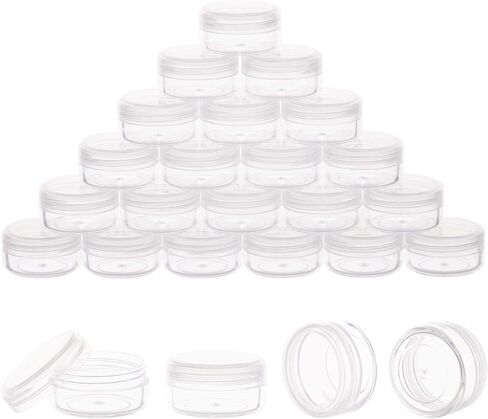 50 Pieces 3 Gram Sample Containers with Lids, Black Sample Jars, BPA Free Tiny Cosmetic Containers for Makeup, Lotion, Eye Shadow, Powder, and Lip Balms in Saudi Arabia