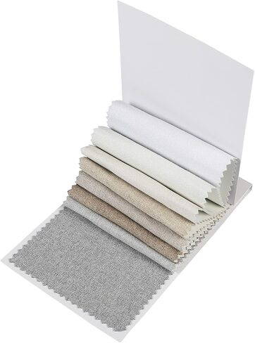 TWOPAGES LILA Faux Linen Coated Blackout Curtain Sample Booklet in Saudi Arabia