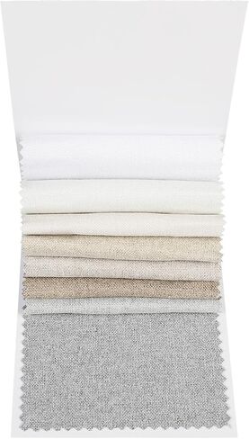 TWOPAGES LILA Faux Linen Coated Blackout Curtain Sample Booklet in Saudi Arabia