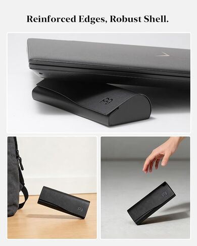 Glasses Case, Portable Sunglasses Case with Magnetic Closure, Protective Eye Glasses Holder in Kuwait