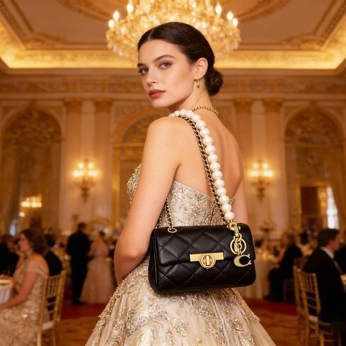 Bag Charm C for Handbags & Tote, Personalized C Initial Purse/Wallet Charms Gold with Keychain Clip in Saudi Arabia