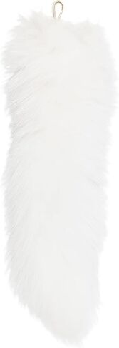 Fluffy Fox Tail Fur Keychain Cosplay Party Costume Furry Wolf Tails Handbag Accessory Hook Pendant for Women in Saudi Arabia
