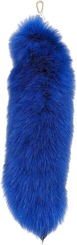 Fluffy Fox Tail Fur Keychain Cosplay Party Costume Furry Wolf Tails Handbag Accessory Hook Pendant for Women in Saudi Arabia