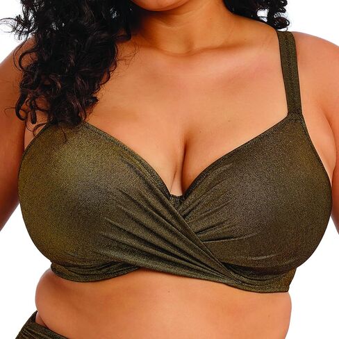 Women's Sunset Shimmer Underwire Plunge Bikini Top in Saudi Arabia