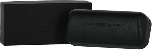 Alexander McQueen Square/Rectangle Optical Frames Grey Grey Transparent Luxury Eyewear Made In Italy Acetate Frame Designer Fashion for Everyday Luxury in Saudi Arabia