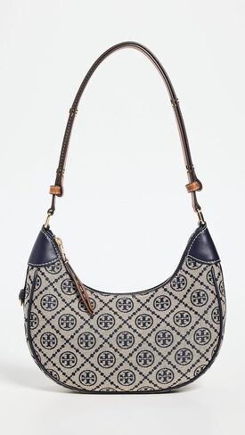 Tory Burch Women's T Monogram Crescent Bag in Kuwait