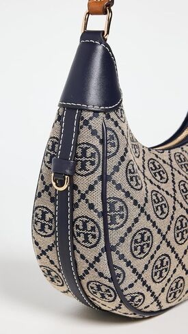 Tory Burch Women's T Monogram Crescent Bag in Kuwait