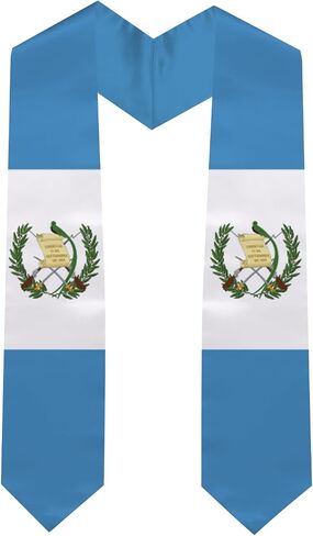 Graduation Stole National Flag, International Student Satin Unisex Graduation Sash Scarf 72 inches in Saudi Arabia