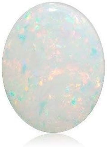 Australian Opal Stone 13.25 Rati 12.00 Carat Certified Natural AA+ Australian Opal White Oval Quality, Loose Gemstone, Opal, Gemstone Crafted from in Saudi Arabia