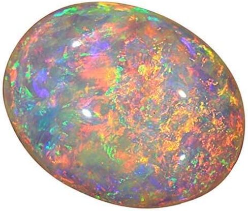 Certified 14K Natural Opal Stone AA++ Oval Grade Australian Astrological White Loose Opal, Loose Gemstone, Opal, Loose Gemstone, Opal, Stone in Saudi Arabia