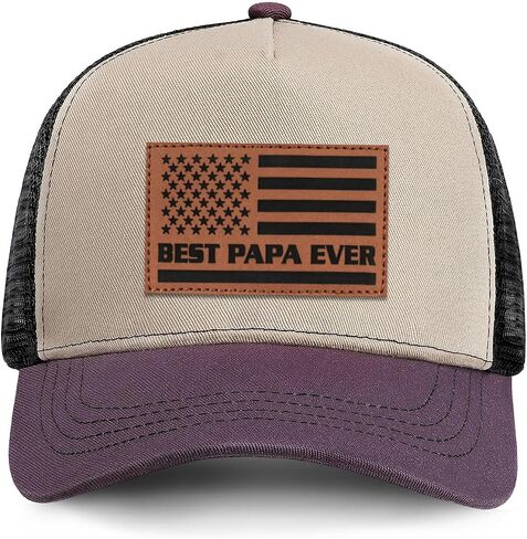 Best Papa Ever Hat American Flag Baseball Cap in Saudi Arabia