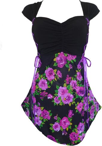 Dare to Wear Victorian Gothic Boho Women's Plus Size Cinch Corset Top in Saudi Arabia