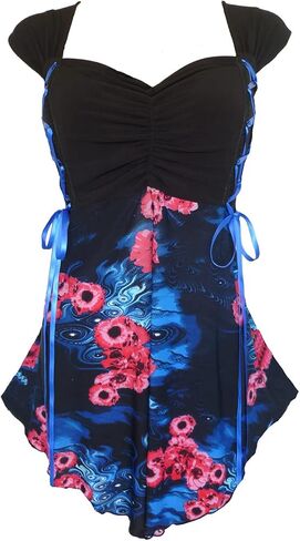 Dare to Wear Victorian Gothic Boho Women's Plus Size Cinch Corset Top in Saudi Arabia