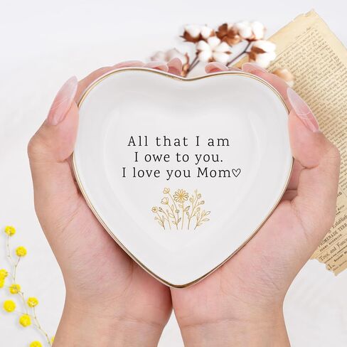 Mother of the Bride Gifts, Mom Gifts from Bride Wedding Favor, Bridal Shower Gift, Gifts for Mom, Mom Present, 4"x4" Jewelry Dish Trinket Tray in Saudi Arabia