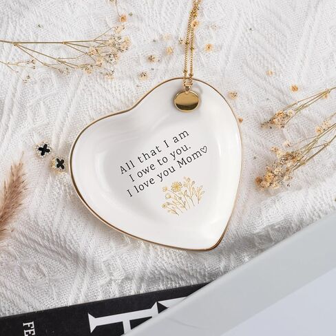 Mother of the Bride Gifts, Mom Gifts from Bride Wedding Favor, Bridal Shower Gift, Gifts for Mom, Mom Present, 4"x4" Jewelry Dish Trinket Tray in Saudi Arabia
