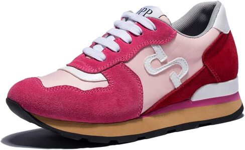 OPP Women Fashion Sneakers Casual Lace-up Suede Leather Athletic Tennis Sports Gym Running Shoes Women in Kuwait