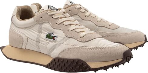 Lacoste Women's L-Spin Deluxe Sneaker, Off White/Dark Gum, 5.5 in Kuwait