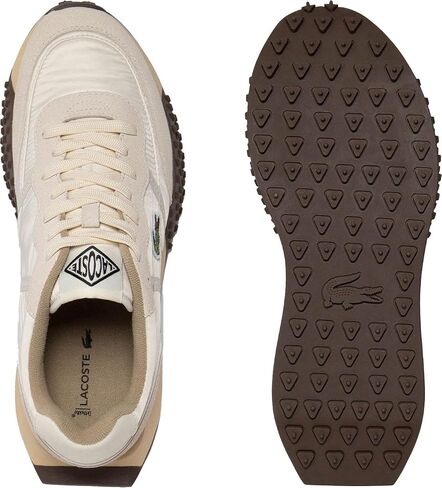 Lacoste Women's L-Spin Deluxe Sneaker, Off White/Dark Gum, 5.5 in Kuwait