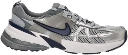 Nike V2K Run Shoes (HJ4497-002, Wolf Grey/Cool Grey/White/Midnight Navy) Size 9.5 in Kuwait