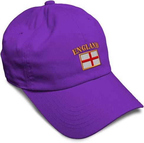 Speedy Pros Soft Baseball Hat Embroidered Dad Hat England Flag Embroidery Men & Ladies Baseball Cap Cotton in Kuwait