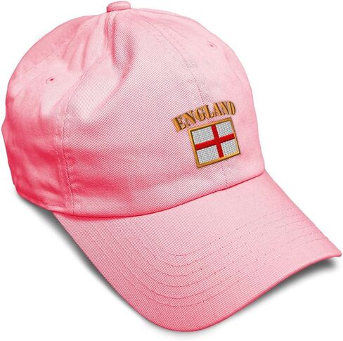 Speedy Pros Soft Baseball Hat Embroidered Dad Hat England Flag Embroidery Men & Ladies Baseball Cap Cotton in Kuwait