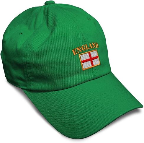 Speedy Pros Soft Baseball Hat Embroidered Dad Hat England Flag Embroidery Men & Ladies Baseball Cap Cotton in Kuwait