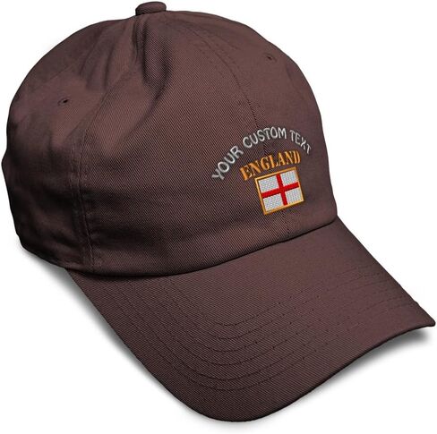 Speedy Pros Soft Baseball Hat Embroidered Dad Hat England Flag Embroidery Men & Ladies Baseball Cap Cotton in Kuwait