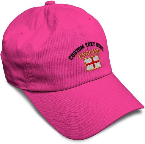 Speedy Pros Soft Baseball Hat Embroidered Dad Hat England Flag Embroidery Men & Ladies Baseball Cap Cotton in Kuwait