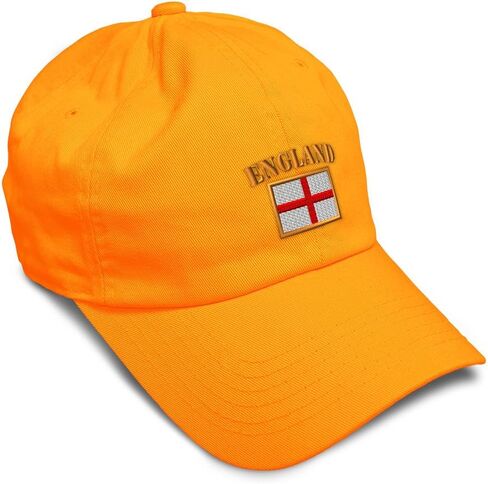 Speedy Pros Soft Baseball Hat Embroidered Dad Hat England Flag Embroidery Men & Ladies Baseball Cap Cotton in Kuwait
