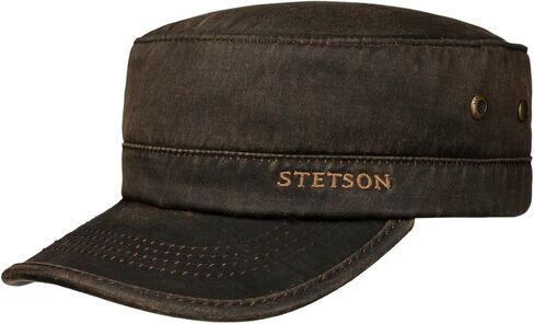 Stetson Datto Army Cap Cotton Military Lined UV Protection Water-Shedding Men Fall Winter in Kuwait