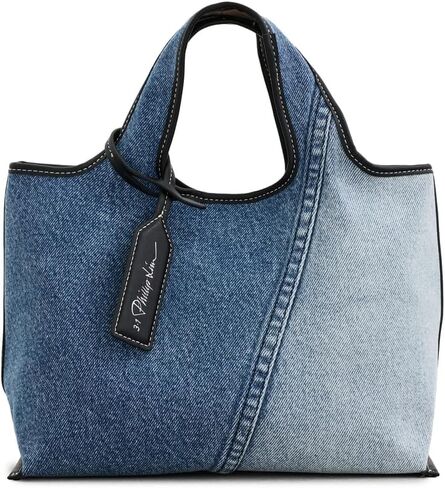 3.1 Phillip Lim Women's Denim Mini Market Tote in Saudi Arabia