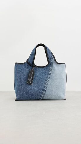 3.1 Phillip Lim Women's Denim Mini Market Tote in Saudi Arabia