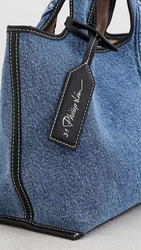 3.1 Phillip Lim Women's Denim Mini Market Tote in Saudi Arabia